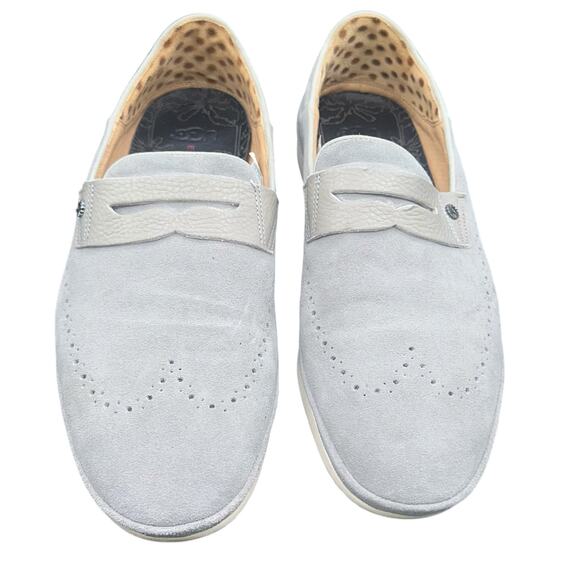 UGG Men’s Cali Penny Perf Slip-On Suede Sneakers Gray Size 12 - Picture 3 of 12